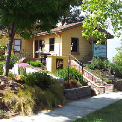 front walkway to Leila By The Bay Restaurant, Hercules, CA