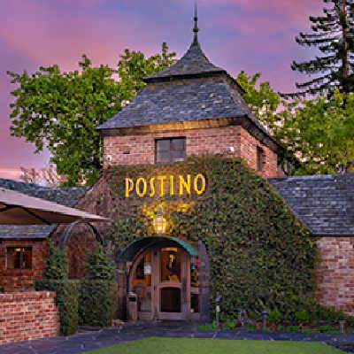 stunning entry to Postino Restaurant, Lafayette, CA