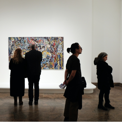 people in a art gallery