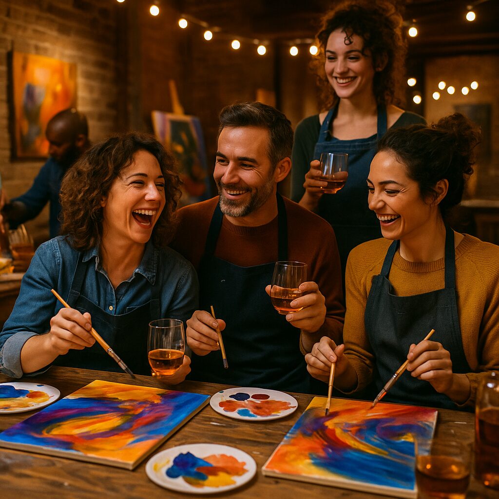 Brushstrokes & Bourbon β Hidden Studio Series