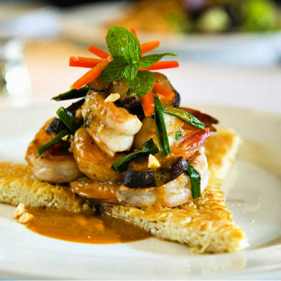 Red Thai Curry Mexican Prawns $33