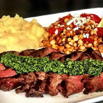 Family Style Chimichurri Steak Dinner