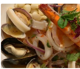 Cebiche Mixto $25