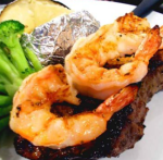 Steak & Prawns $36