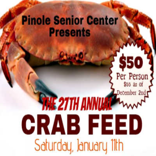 27th Annual Pinole Senior Center Crab Feed Event Calendar Contra