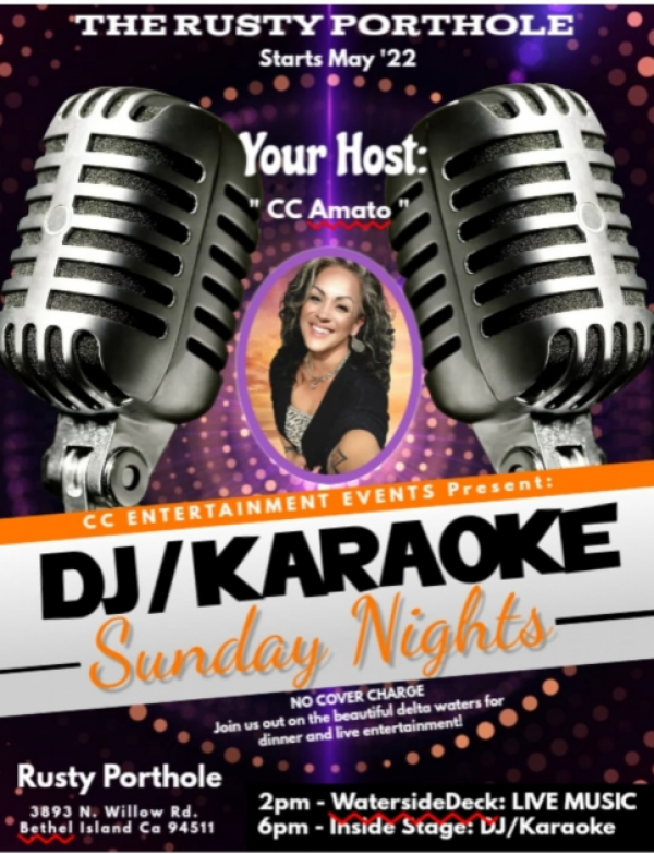DJ/Karaoke Waterside EVERY SUNDAY! Event Calendar Contra Costa Live