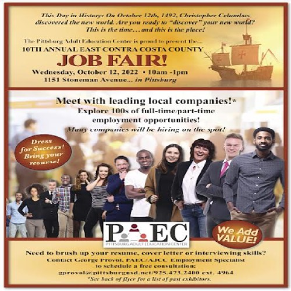 Job Hunting? Job Fair Event Calendar Contra Costa Live