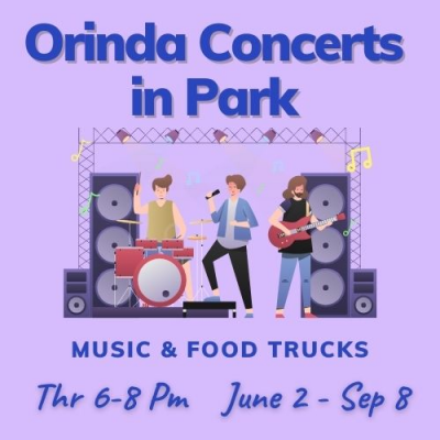2022 Summer Concerts in Orinda Community Park