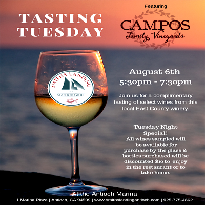 Tasting Tuesday Featuring the Wines Campos Family Vineyards