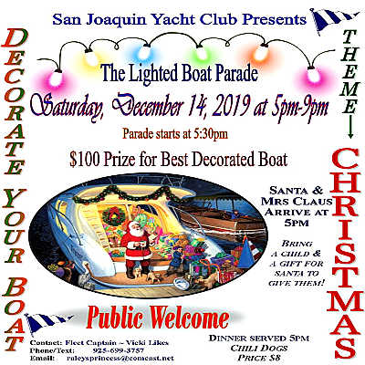 SJYC Lighted Boat Parade