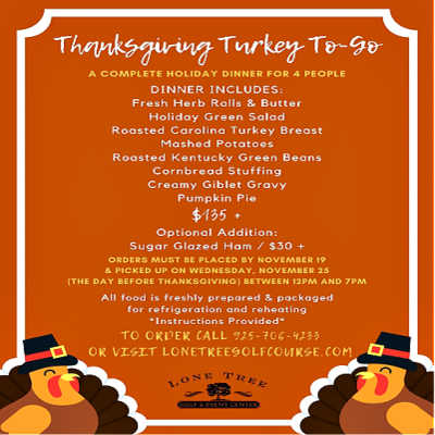 Thanksgiving Turkey To-Go