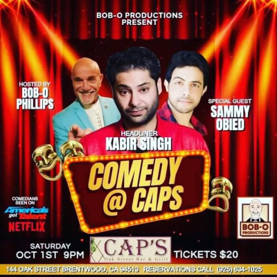 Kabir "Kabeezy" Singh Comedy Night @ Cap's
