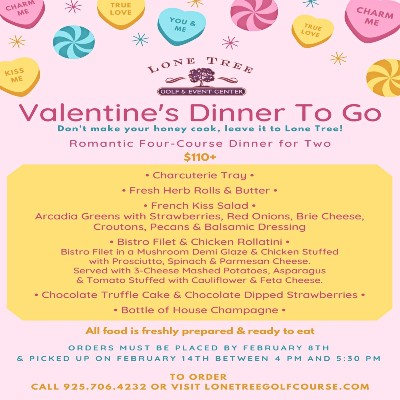 Valentine's Dinner To Go