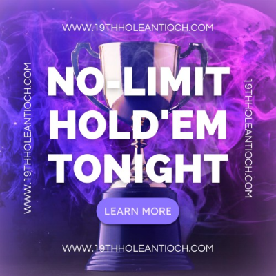 No-Limit Live Texas Hold'em Game Tonight!