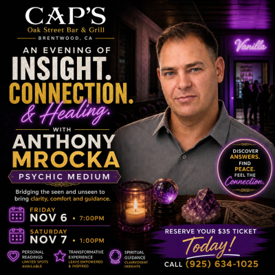 READINGS with PSYCHIC MEDIUM ANTHONY MROCKA