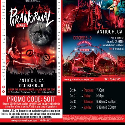 Paranormal Cirque - 4 Days of Big-Top Entertainment