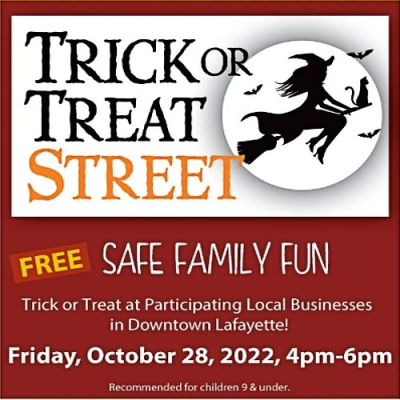 Trick or Treat Street – Downtown Lafayette