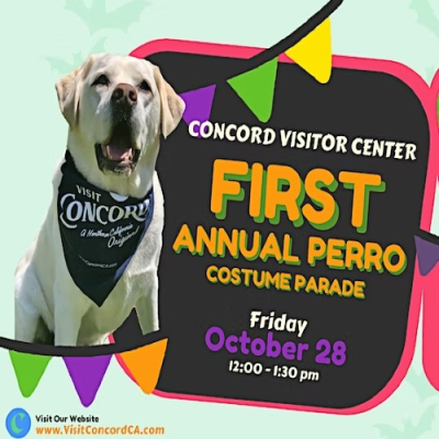 CONCORD VISITOR CENTER FIRST ANNUAL PERRO COSTUME PARADE