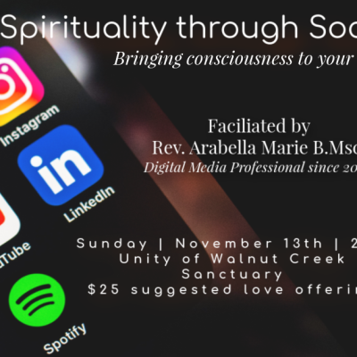 Spirituality through Social Media Workshop - Bringing Consciousness to your Online Connections