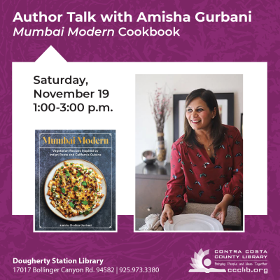 Author Talk with Amisha Gurbani (Mumbai Modern Cookbook)