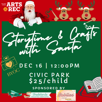 Storytime and Crafts with Santa!