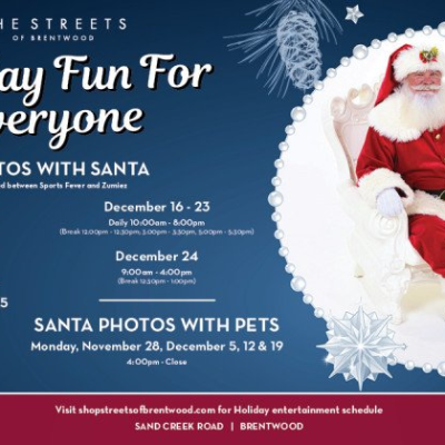 Holiday Fun for Everyone - Photos with Santa