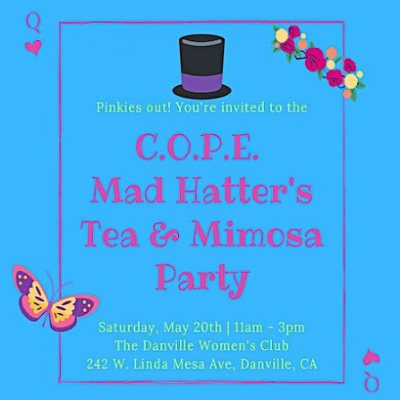 C.O.P.E. Mad Hatter's Tea & Mimosa Party