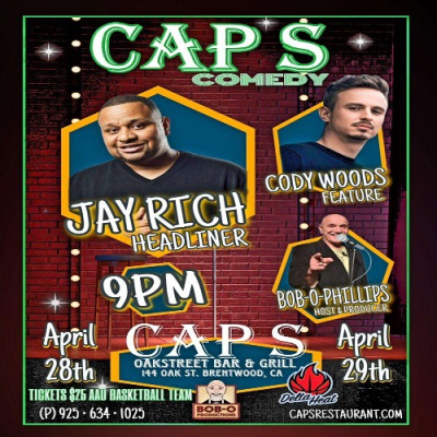 Cap's Comedy Night with Jay Rich & Cody Woods