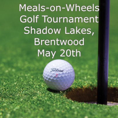 GOLF TOURNAMENT FUNDRAISER MAY 20th for Meals on Wheels