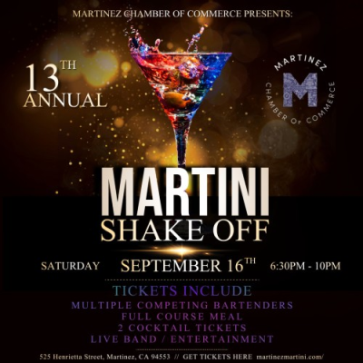 Martini Shake Off in Martinez