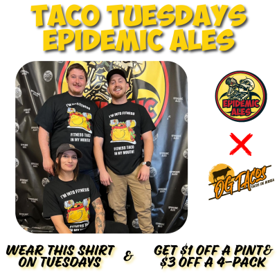 Taco Tuesday at Epidemic Ales