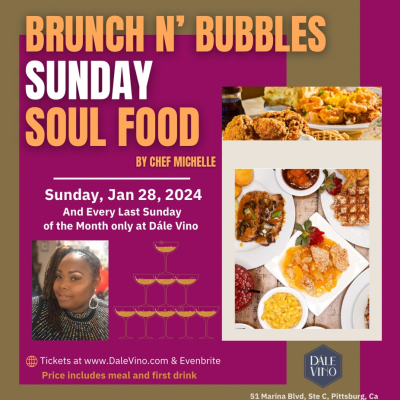 BRUNCH AND BUBBLES SUNDAY SOUL FOOD