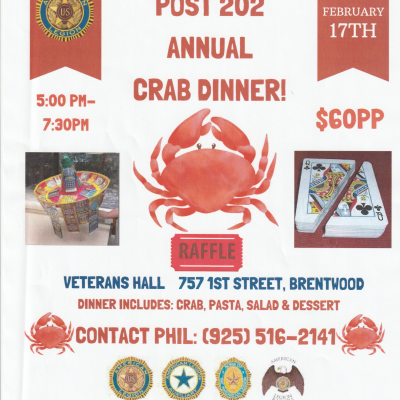 Brentwood American Legion Post 202 Crab Feed