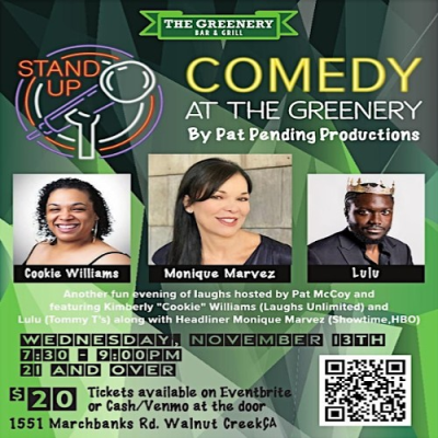 Comedy Night at The Greenery
