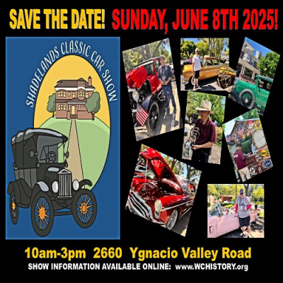 5th Annual Shadelands Ranch Musuem Classic Car Show