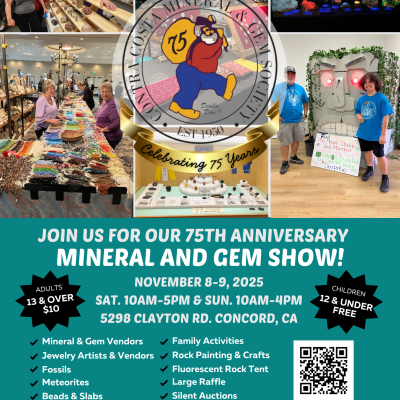 CCMGS 75th Anniversary Mineral & Gem Show