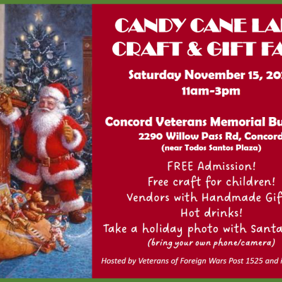 Veterans of Foreign Wars Post 1525 & Auxiliary Candy Cane Lane Craft & Gift Fair