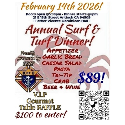 Antioch Knights of Columbus Surf & Turf