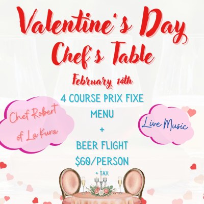 Valentine’s Day Food & Beer Pairing at Side Gate Brewery