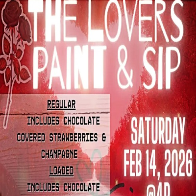 The Lovers Valentines Paint & Sip