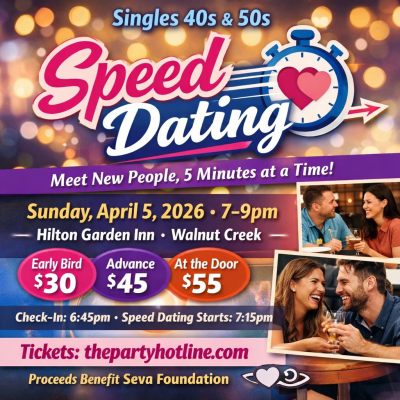 Speed Dating Party for 40s/50s at Brand New WC Hotel