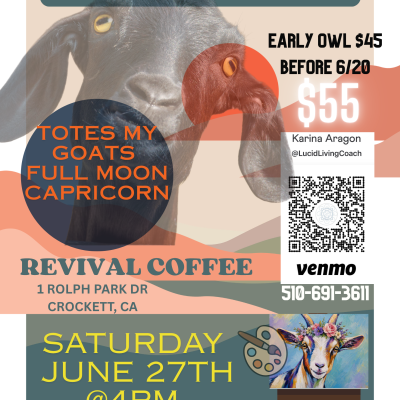 Paint & Sip: Totes My Goats