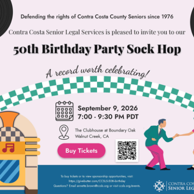 Contra Costa Senior Legal Services' 50th Birthday Sock Hop