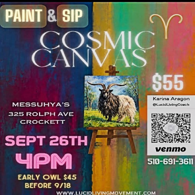 Fall Equino Blackneck Switzerland Goat Paint & Sip