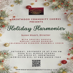 Holiday Harmonies by the Brentwood Community Chorus