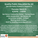 Quality Public Education for All - Get the Facts, Protect It, Support It
