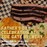 Father’s Day BBQ Celebration at Side Gate Brewery & Beer Garden