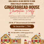 Gingerbread House Decorating Party