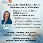 From the Sierra Foothills to San Ramon: The Amazing Journey of Your Water