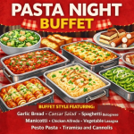 Family Pasta Night Buffet in Walnut Creek